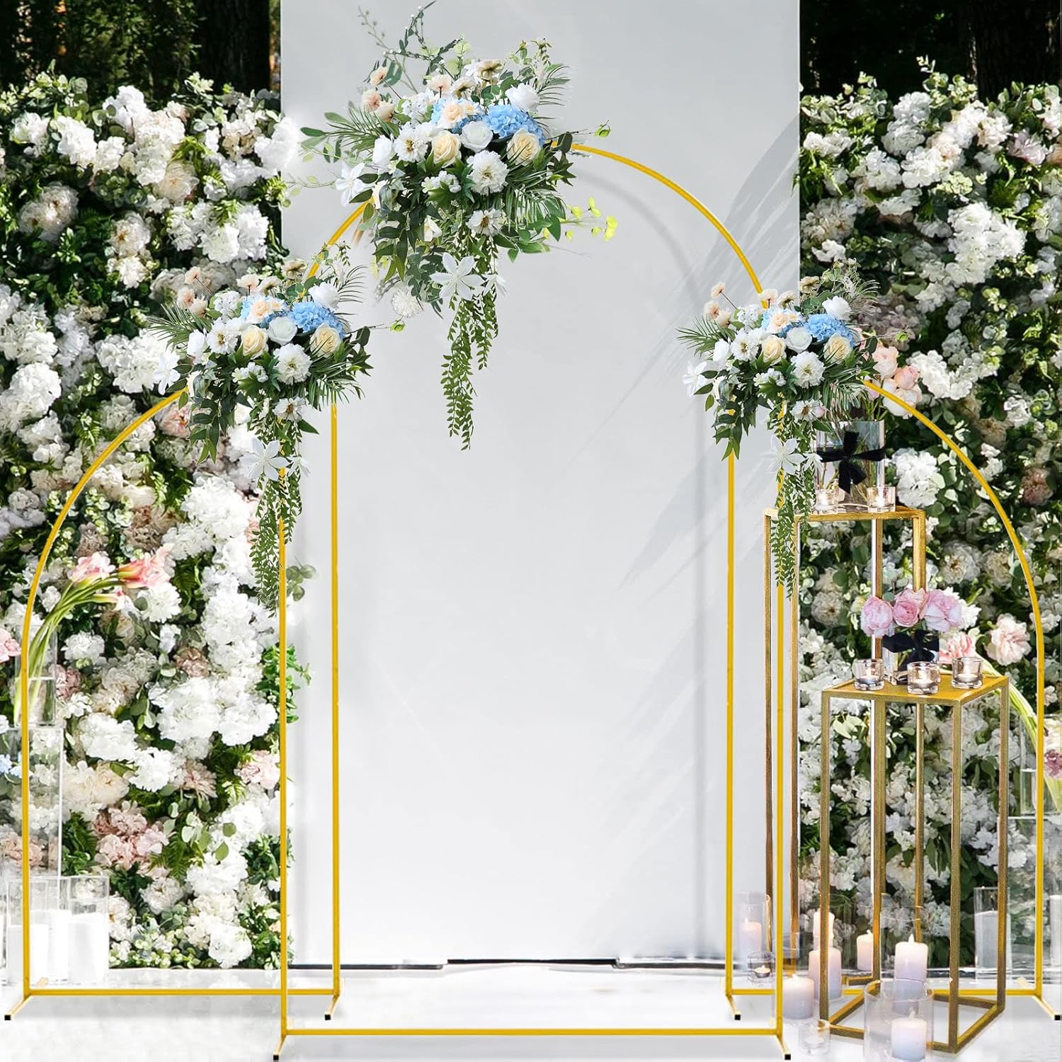 Set 3 paneles arco de metal. Alquiler decoración de eventos - Imagen 6