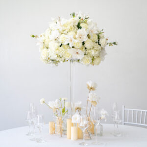Bouquete de flores artificiales para decoración de boda