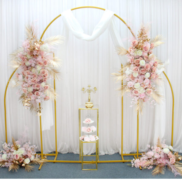 Alquiler estructura de fondo para bodas y eventos. Set de arcos