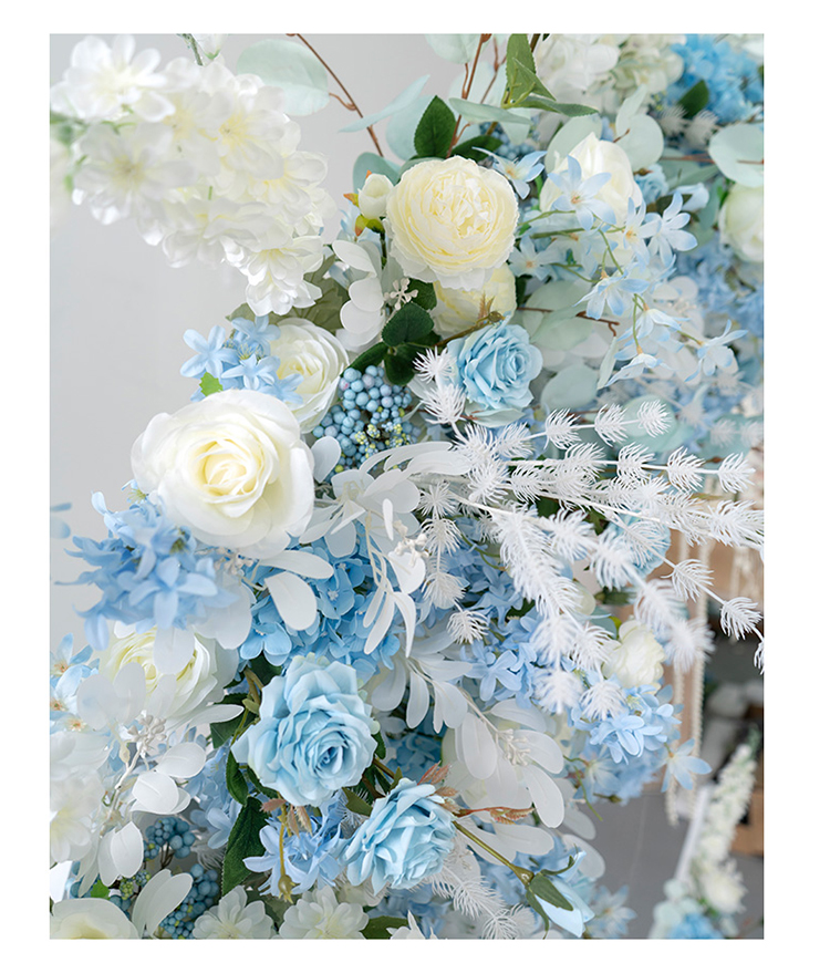 Photocall Media Luna Fondo Floral para Bodas y Eventos Alquiler y Venta - Imagen 6
